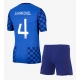 Hrvatska Josko Gvardiol #4 Replike Gostujuci Dres za djecu SP 2026 Kratak Rukav (+ Kratke hlače)